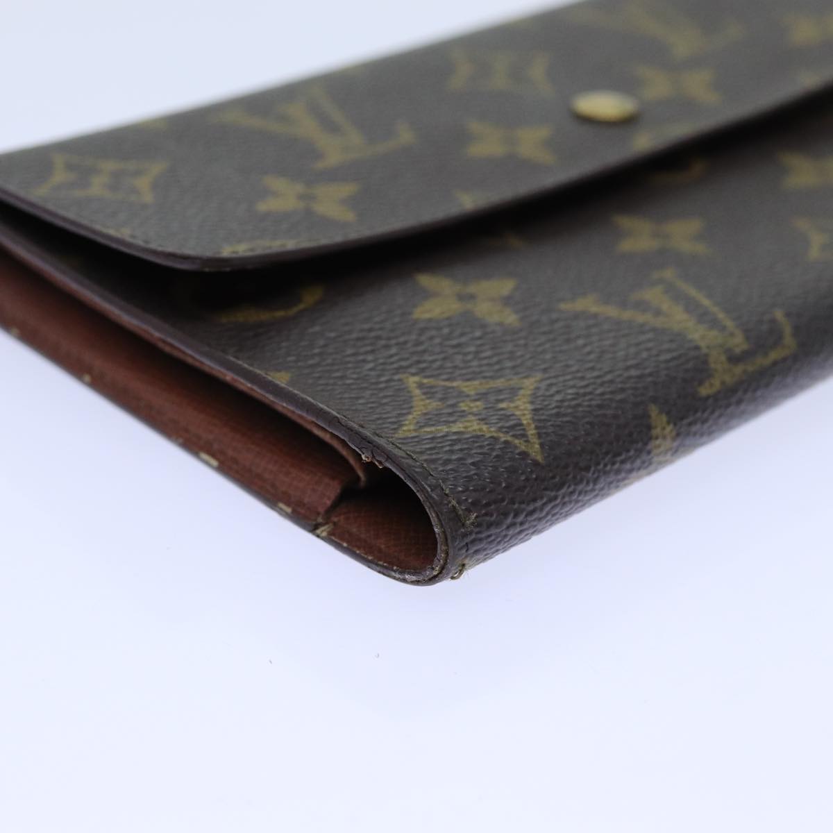 LOUIS VUITTON Monogram Portefeuille International Wallet M61217 LV Auth 71608