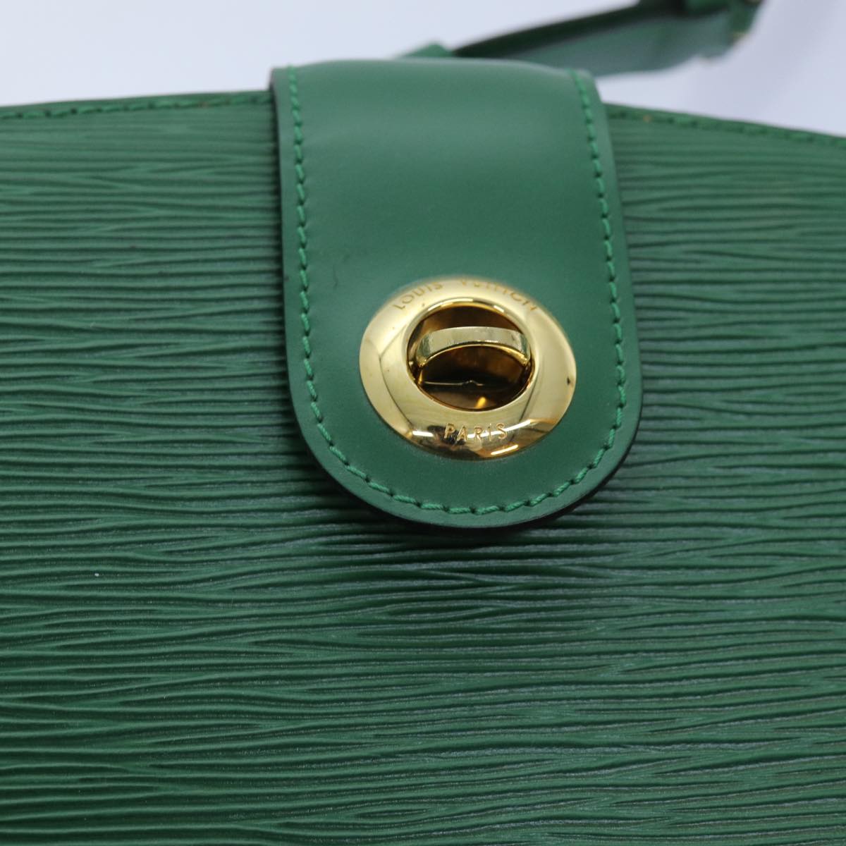 LOUIS VUITTON Epi Capuchin Shoulder Bag Green M52344 LV Auth 71713