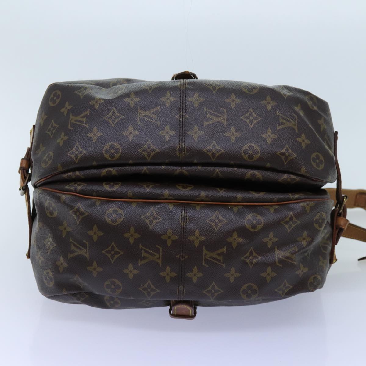 LOUIS VUITTON Monogram Saumur 35 Shoulder Bag M42254 LV Auth 71716