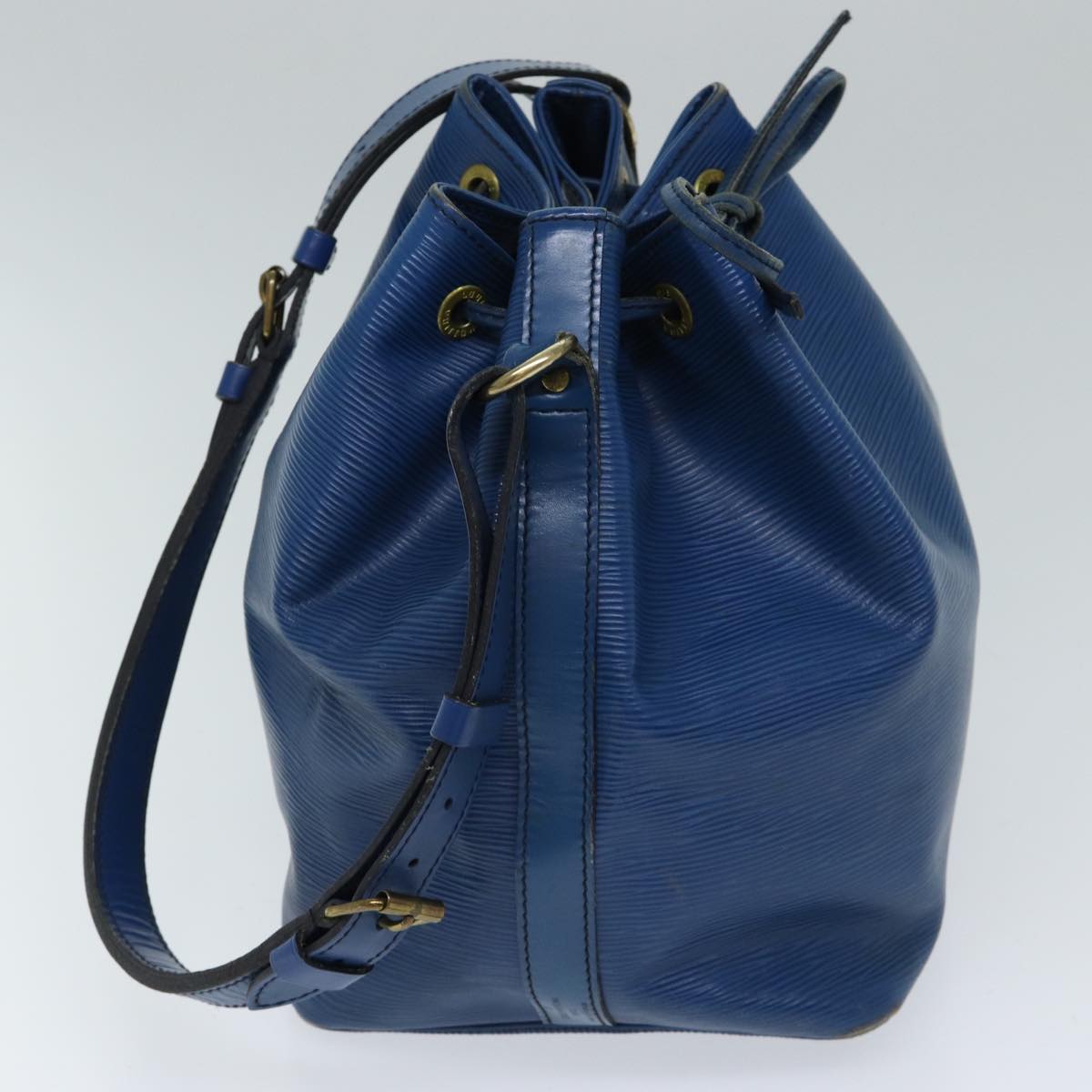 LOUIS VUITTON Epi Petit Noe Shoulder Bag Blue M44105 LV Auth 71774