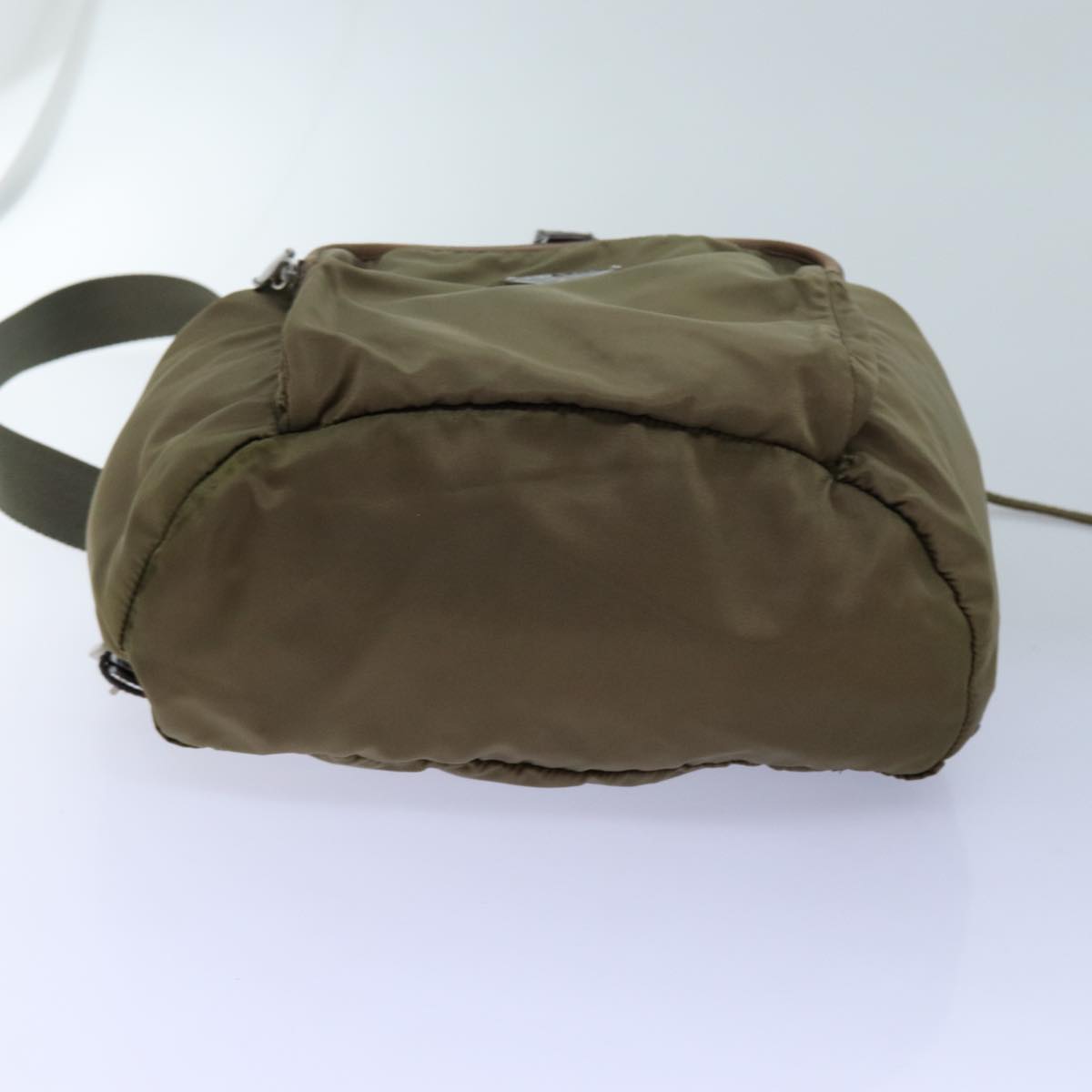 PRADA Backpack Nylon Brown Auth 71851