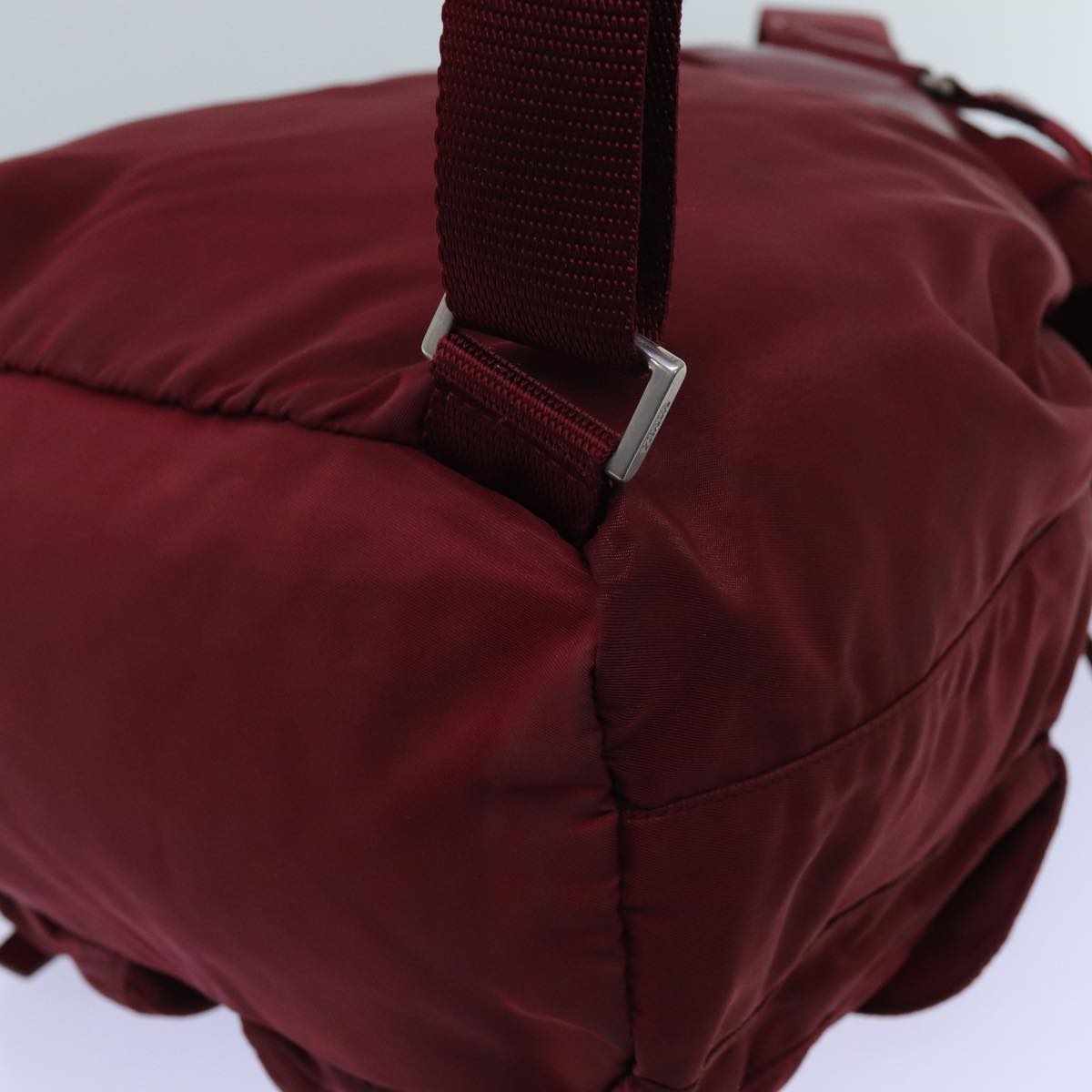 PRADA Backpack Nylon Red Auth 71852