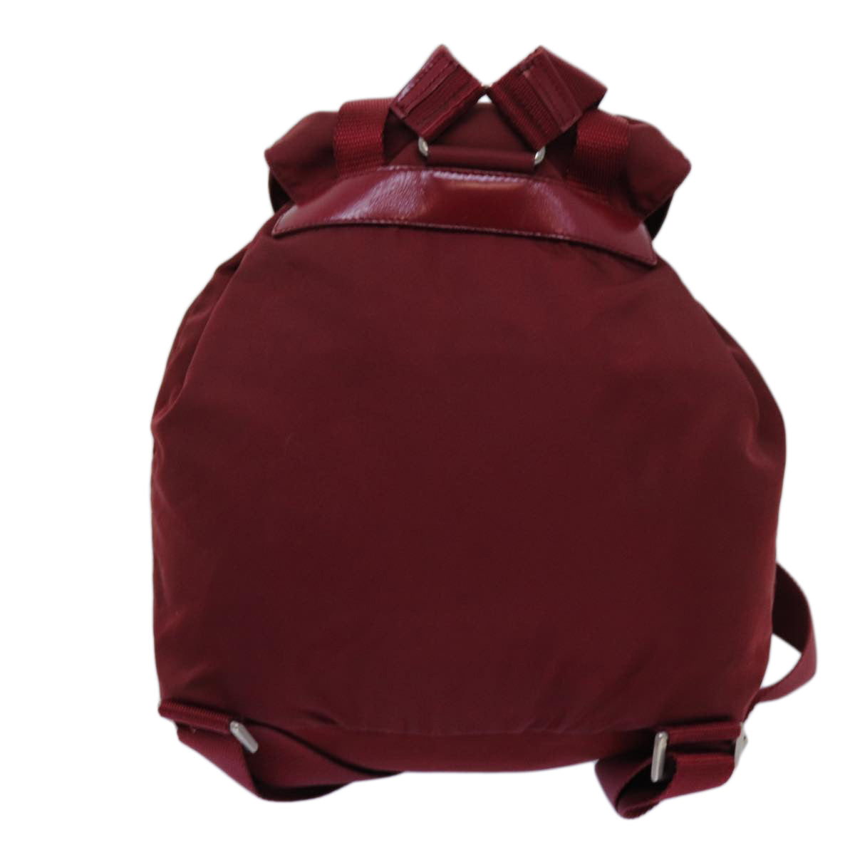 PRADA Backpack Nylon Red Auth 71852