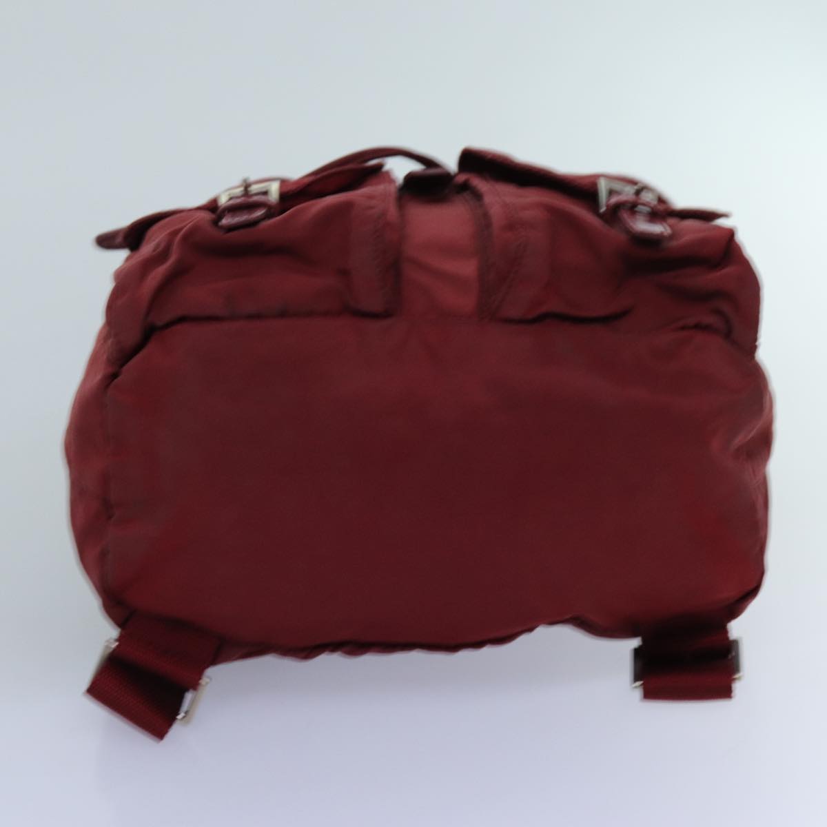 PRADA Backpack Nylon Red Auth 71852