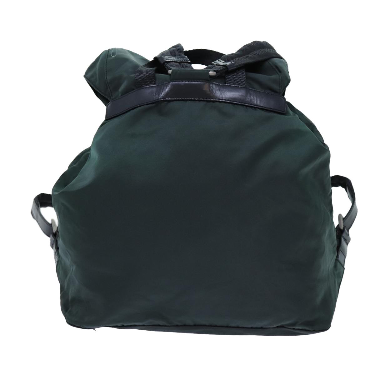 PRADA Backpack Nylon Green Auth 71859