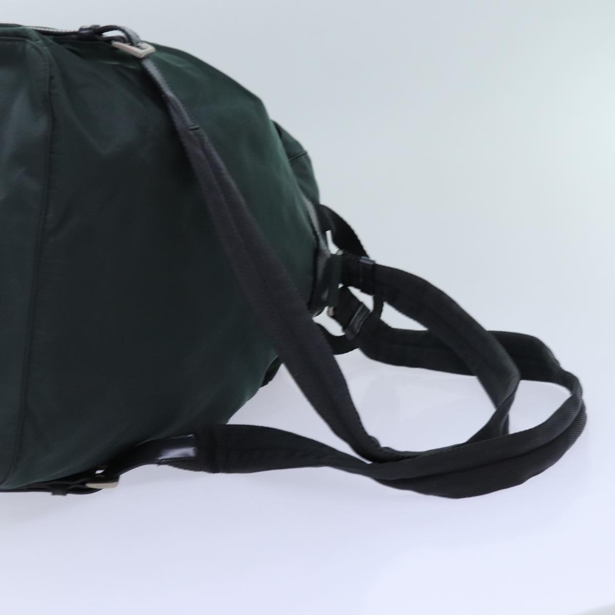 PRADA Backpack Nylon Green Auth 71859