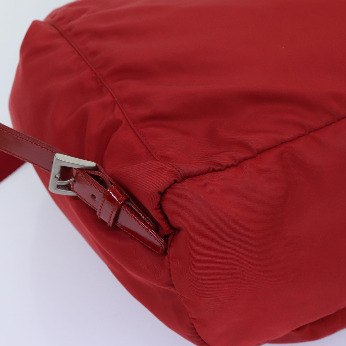 PRADA Backpack Nylon Red Auth 71860