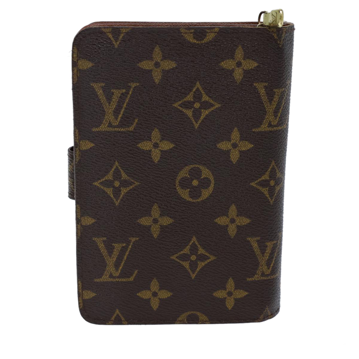 LOUIS VUITTON Monogram Porto Papie Zip Wallet M61207 LV Auth 71891