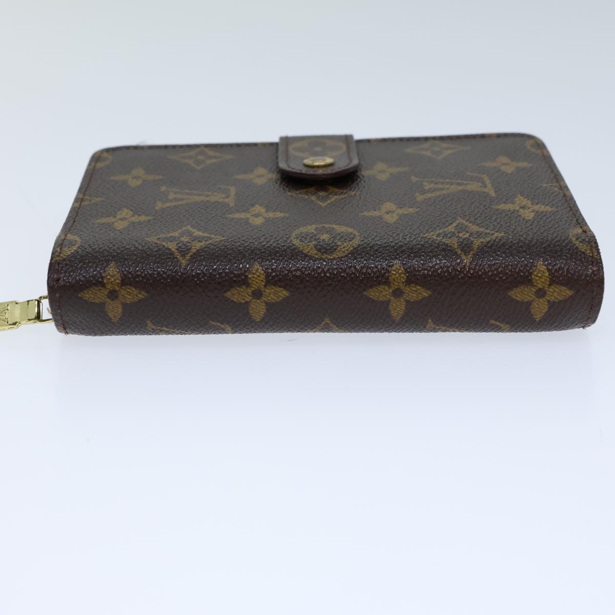 LOUIS VUITTON Monogram Porto Papie Zip Wallet M61207 LV Auth 71891