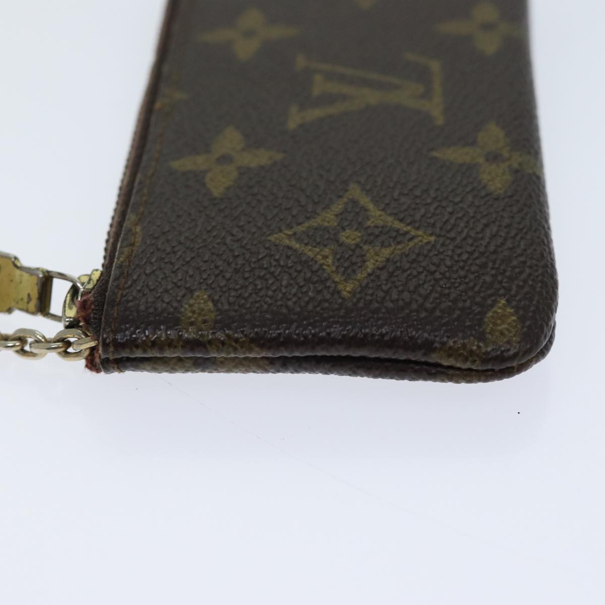 LOUIS VUITTON Monogram Pochette Cles Coin Purse M62650 LV Auth 71893