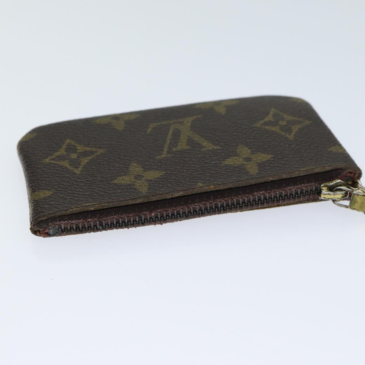 LOUIS VUITTON Monogram Pochette Cles Coin Purse M62650 LV Auth 71893