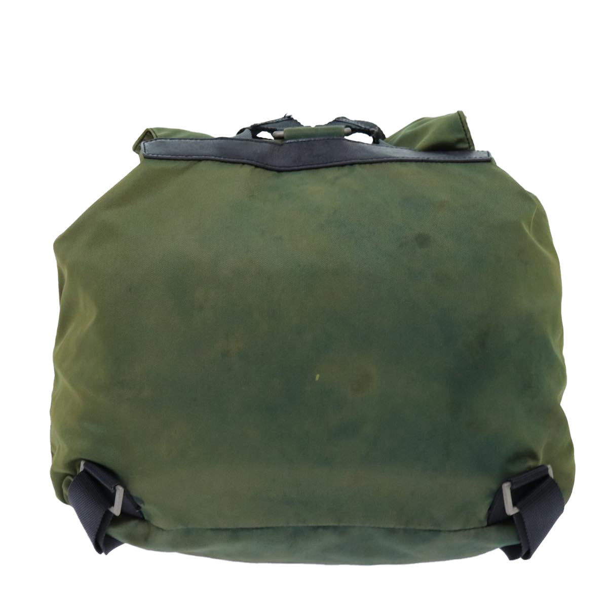 PRADA Backpack Nylon Green Auth 71904