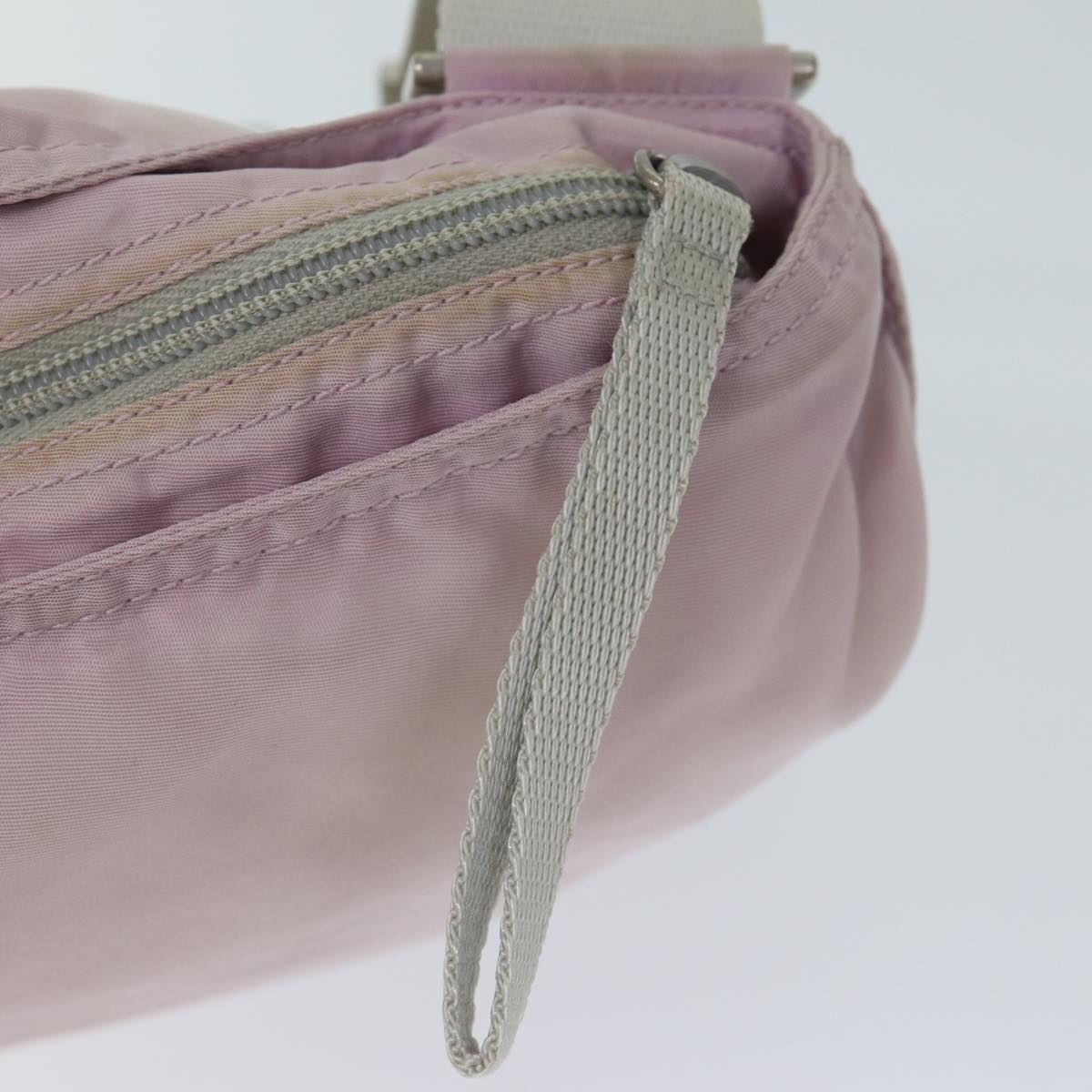 PRADA Shoulder Bag Nylon Pink Auth 71905