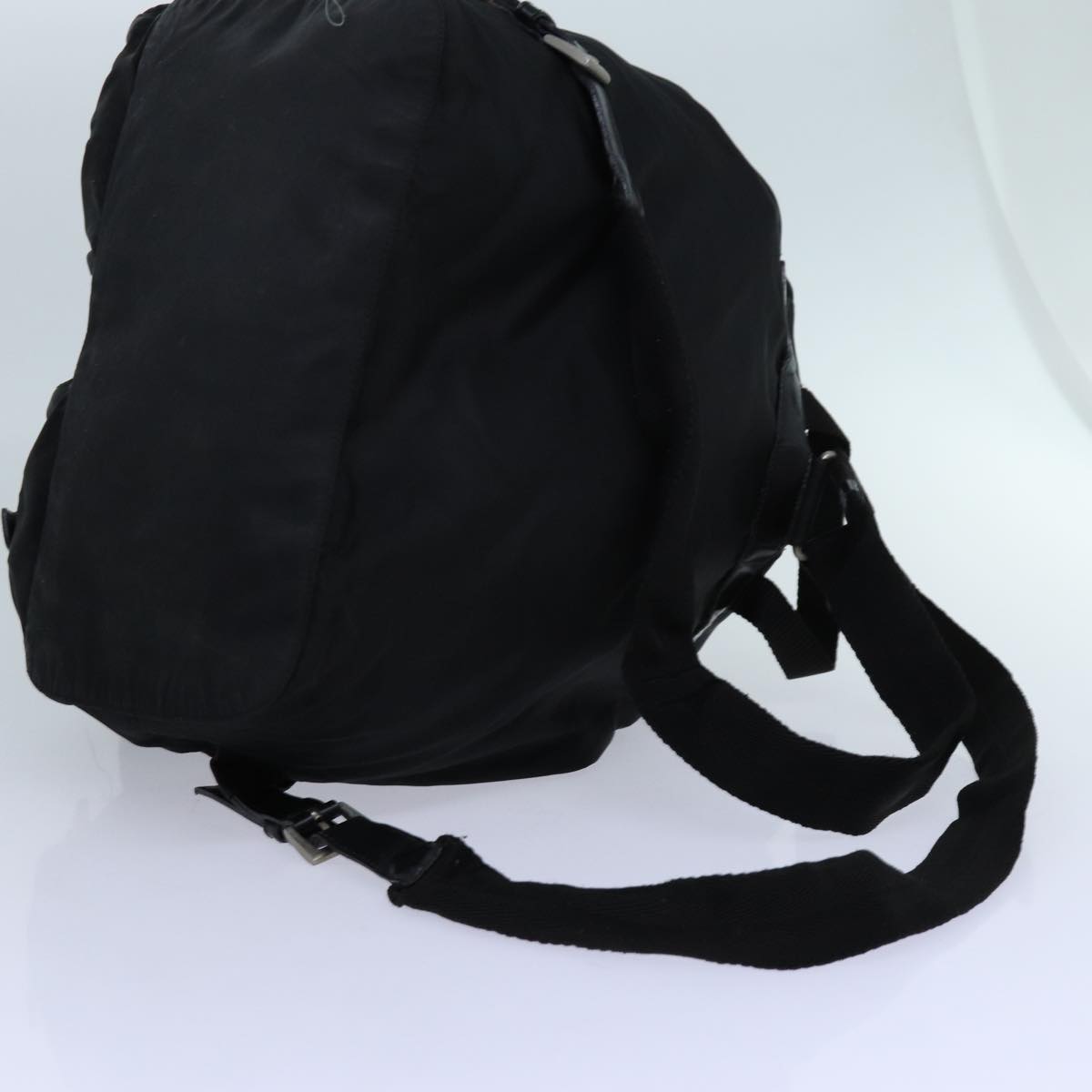 PRADA Backpack Nylon Black Auth 71911