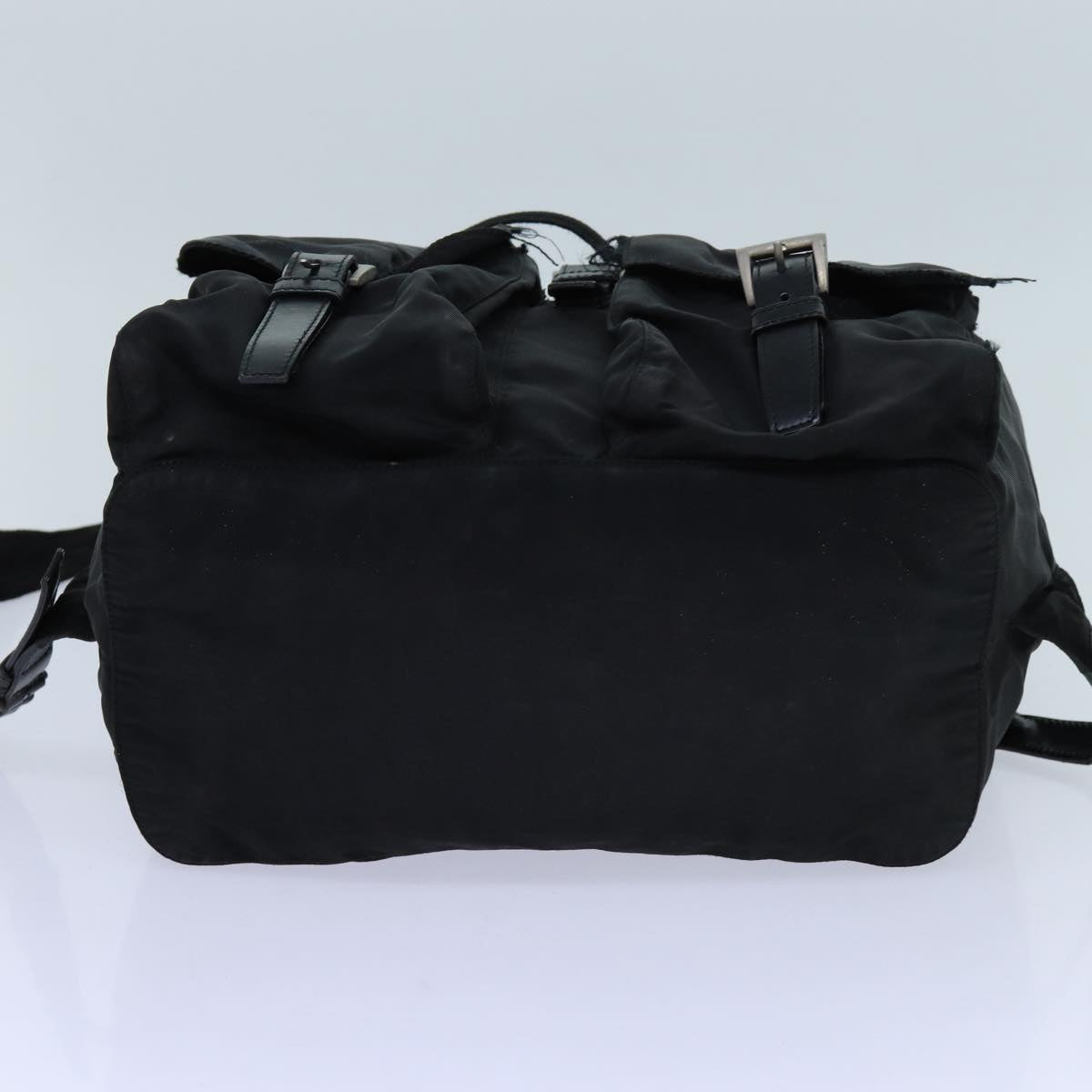 PRADA Backpack Nylon Black Auth 71911