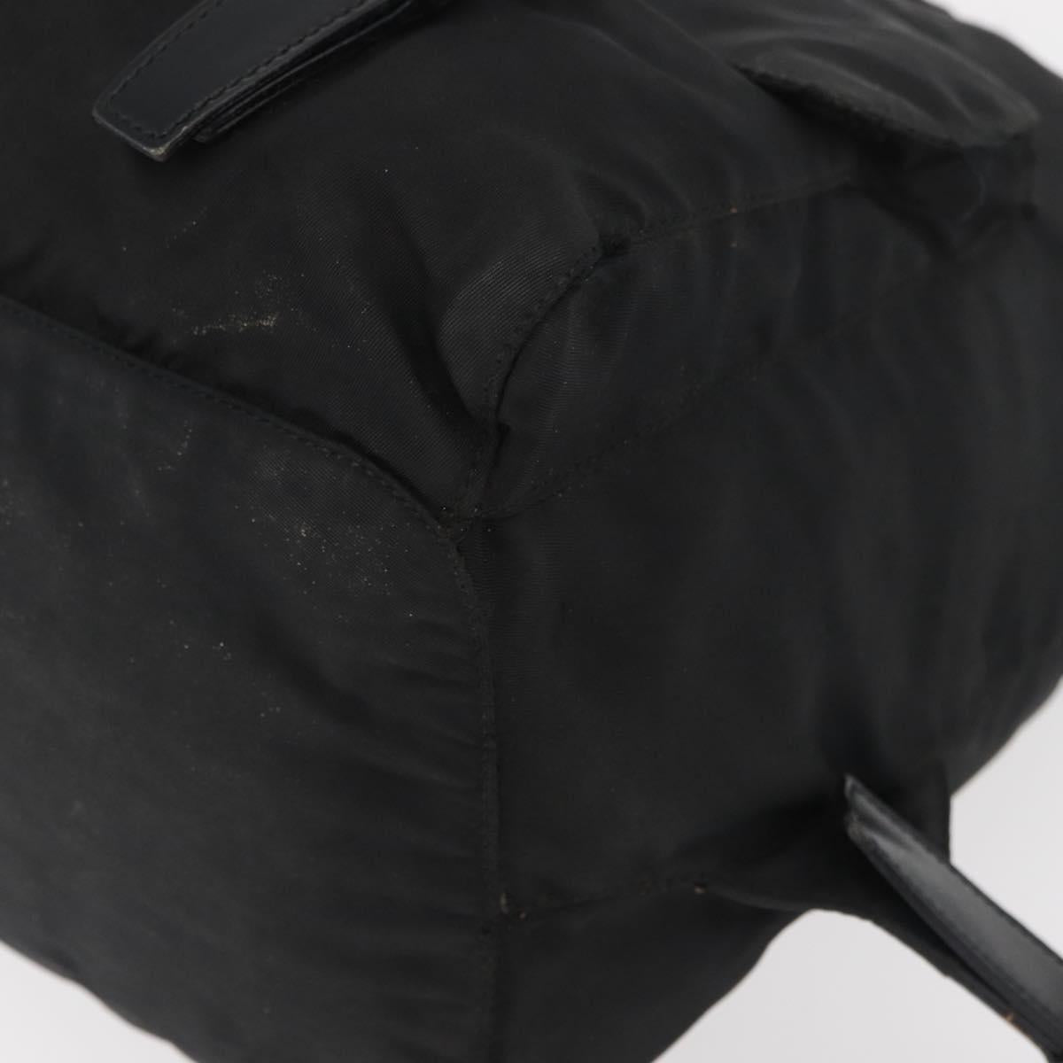 PRADA Backpack Nylon Black Auth 71911