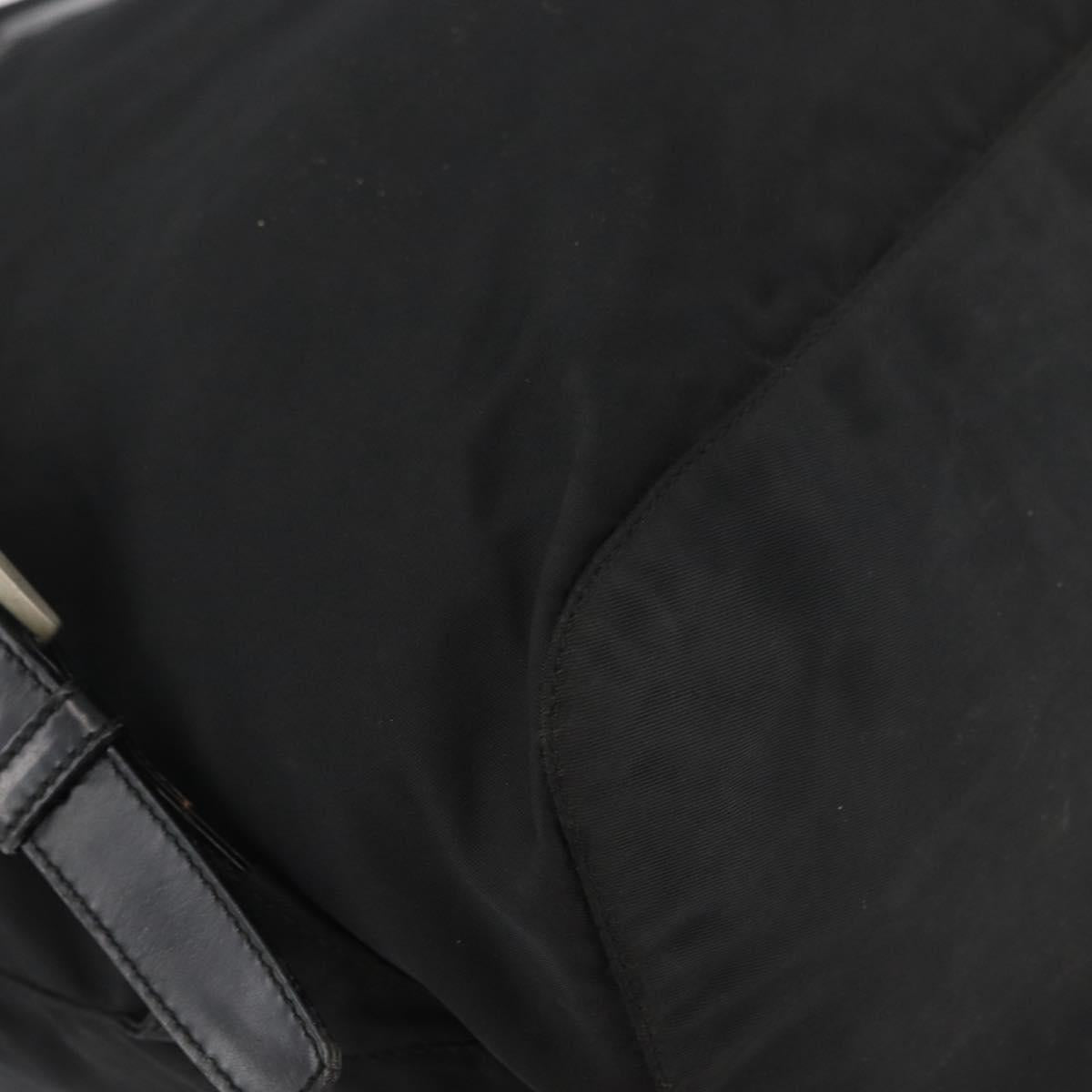 PRADA Backpack Nylon Black Auth 71911