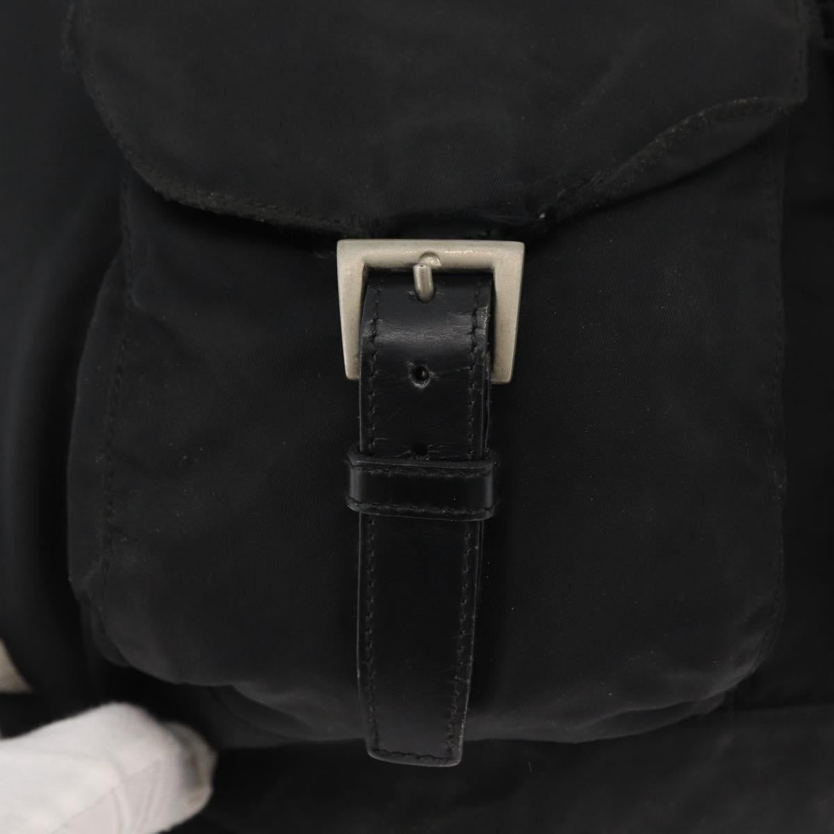 PRADA Backpack Nylon Black Auth 71911