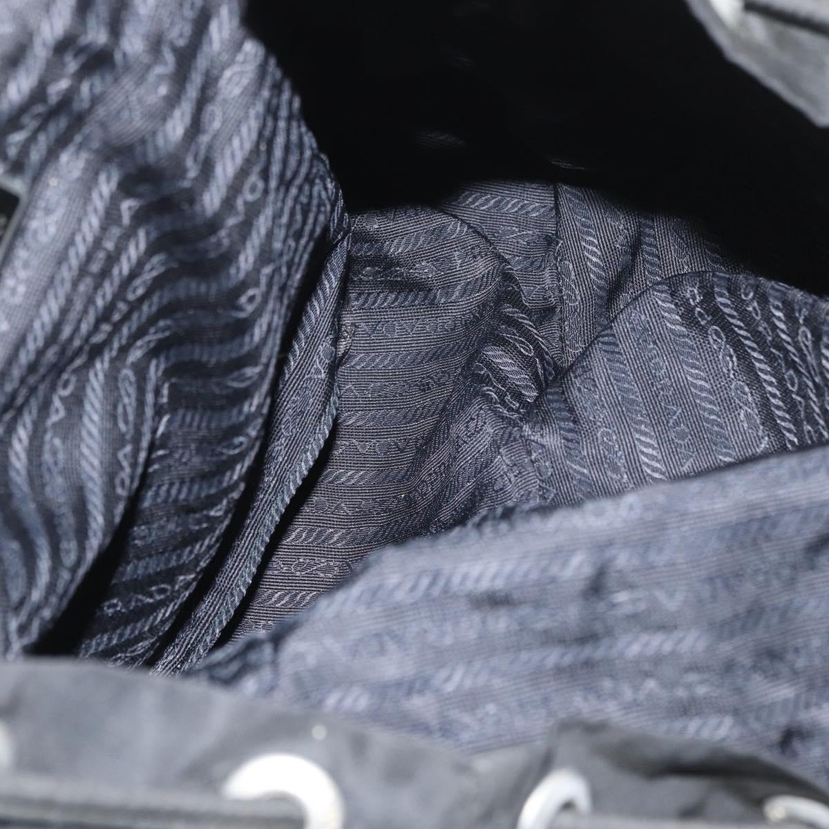 PRADA Backpack Nylon Black Auth 71911