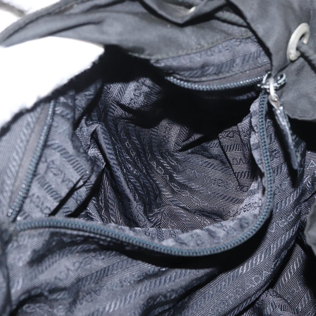 PRADA Backpack Nylon Black Auth 71911