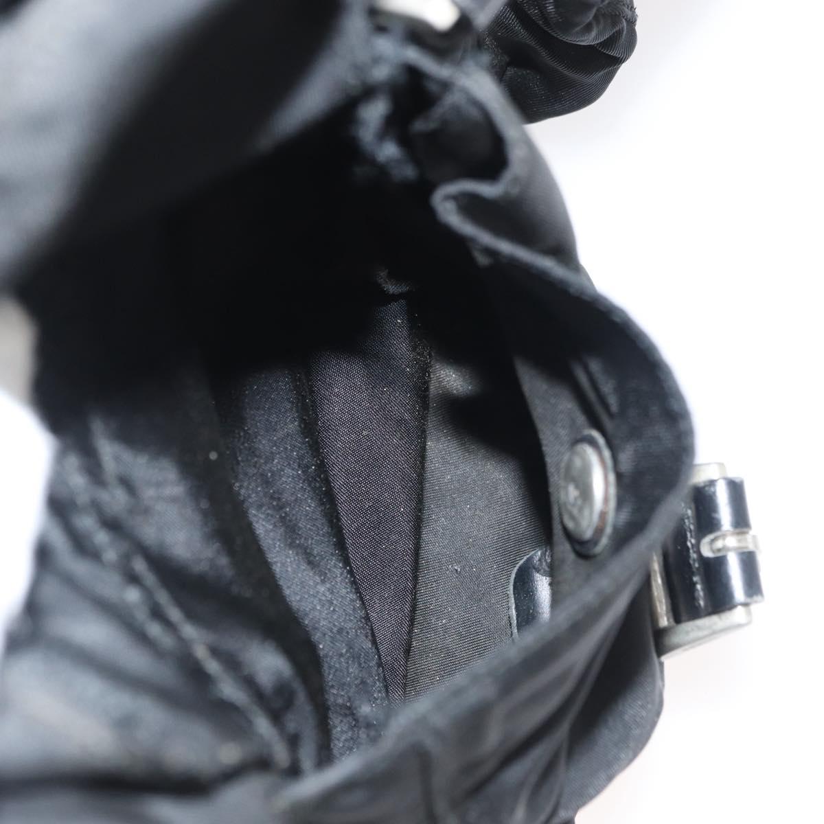 PRADA Backpack Nylon Black Auth 71911