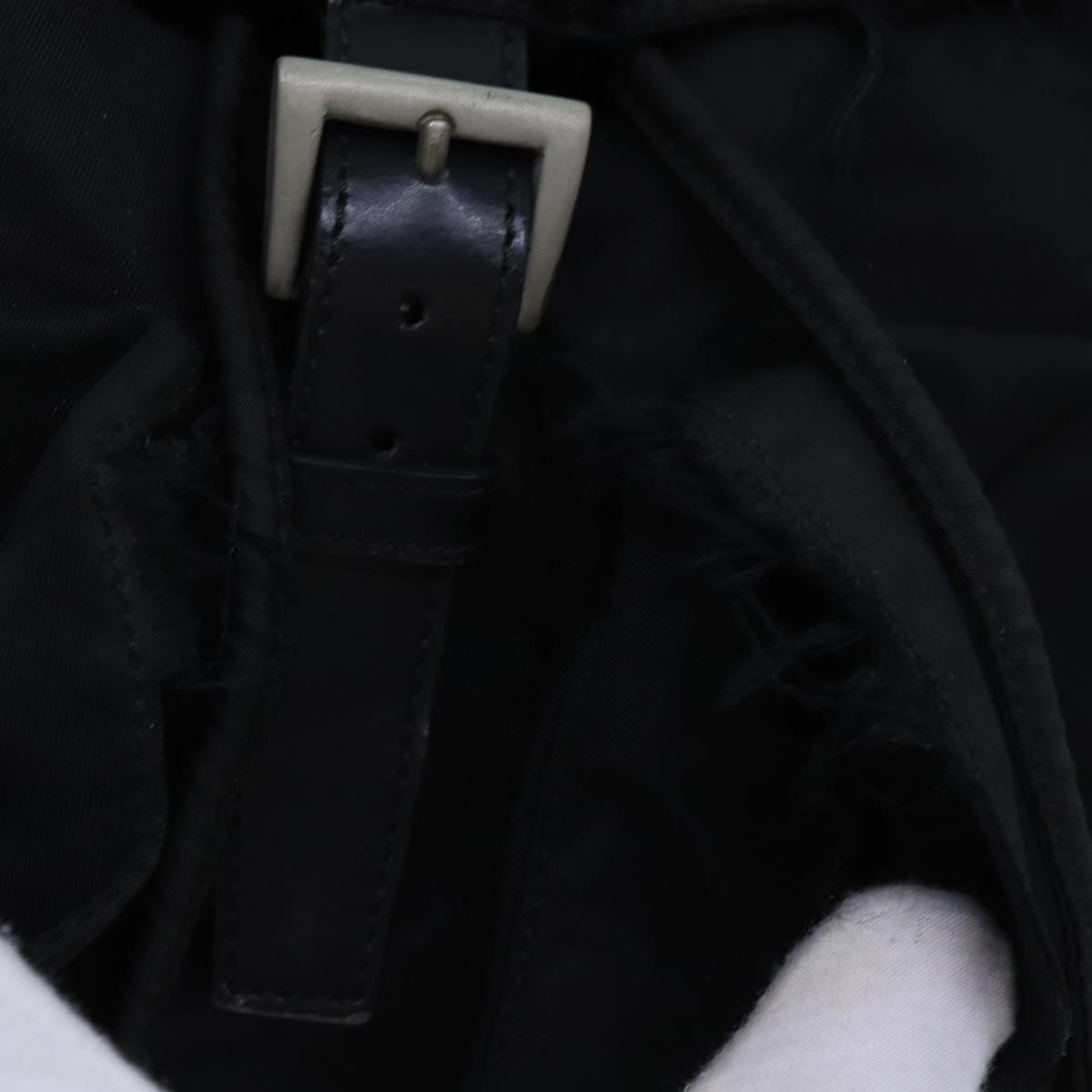 PRADA Backpack Nylon Black Auth 71911