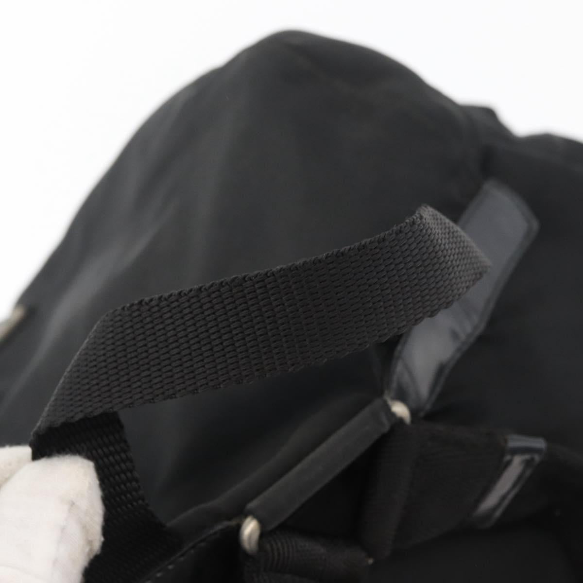 PRADA Backpack Nylon Black Auth 71911
