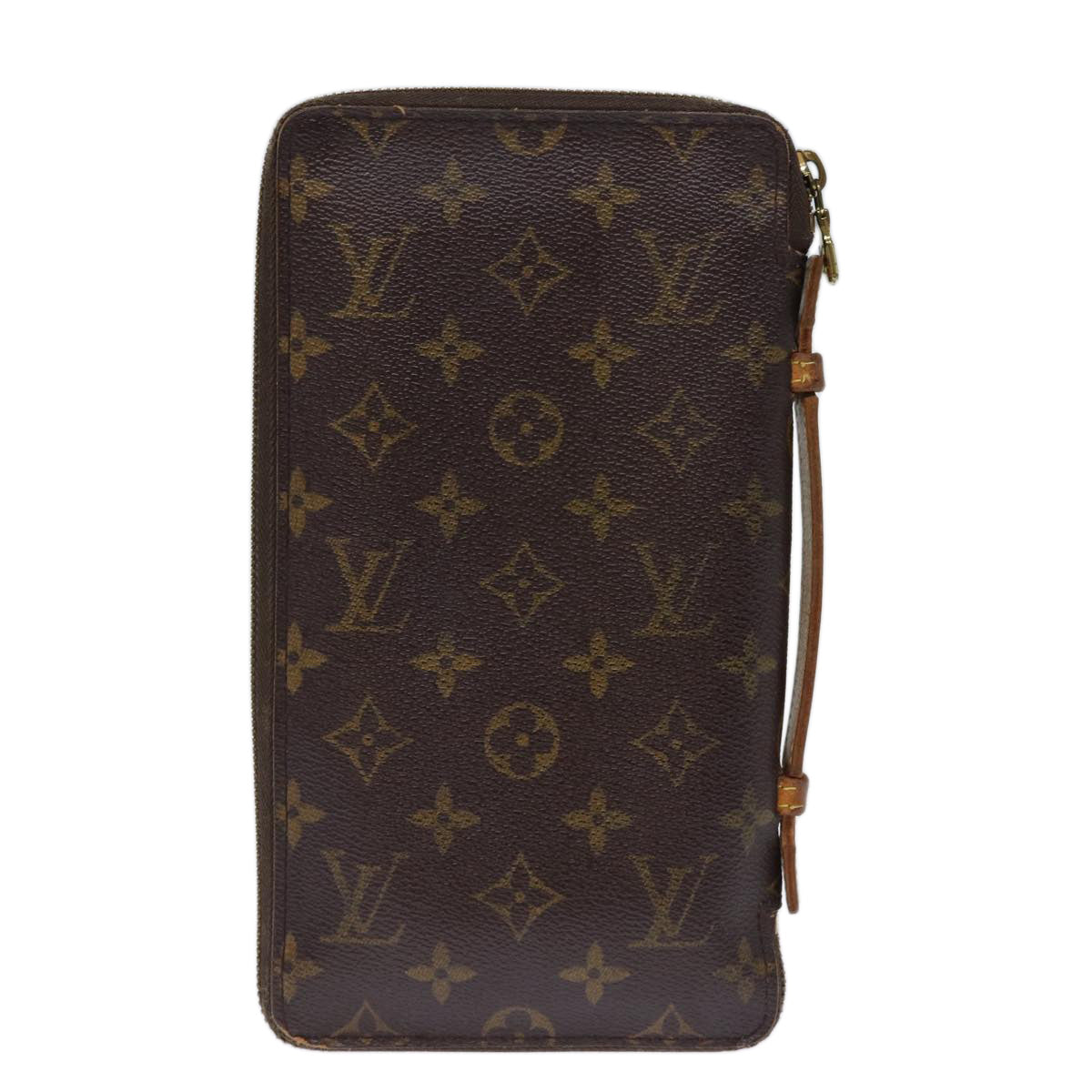 LOUIS VUITTON Monogram Organizer De Voyage Travel Case M60120 LV Auth 71935