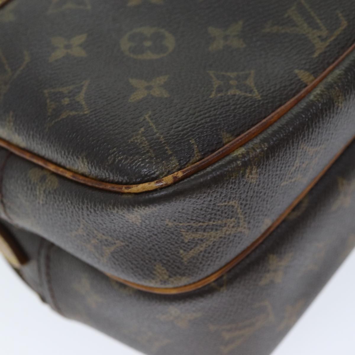 LOUIS VUITTON Monogram Reporter PM Shoulder Bag M45254 LV Auth 71989