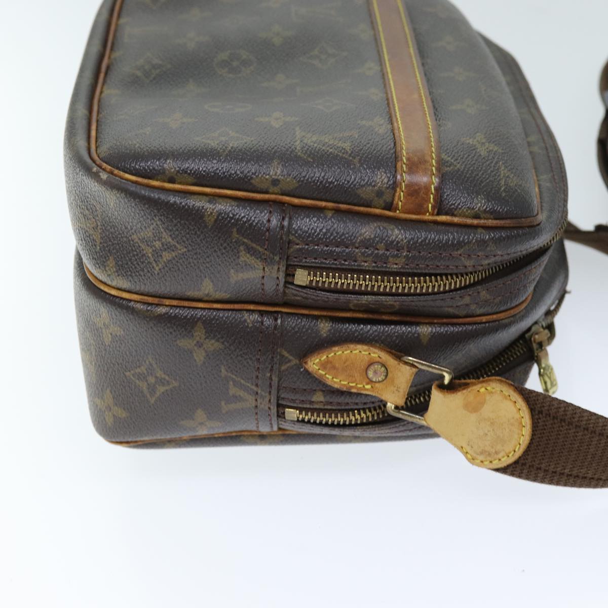 LOUIS VUITTON Monogram Reporter PM Shoulder Bag M45254 LV Auth 71989