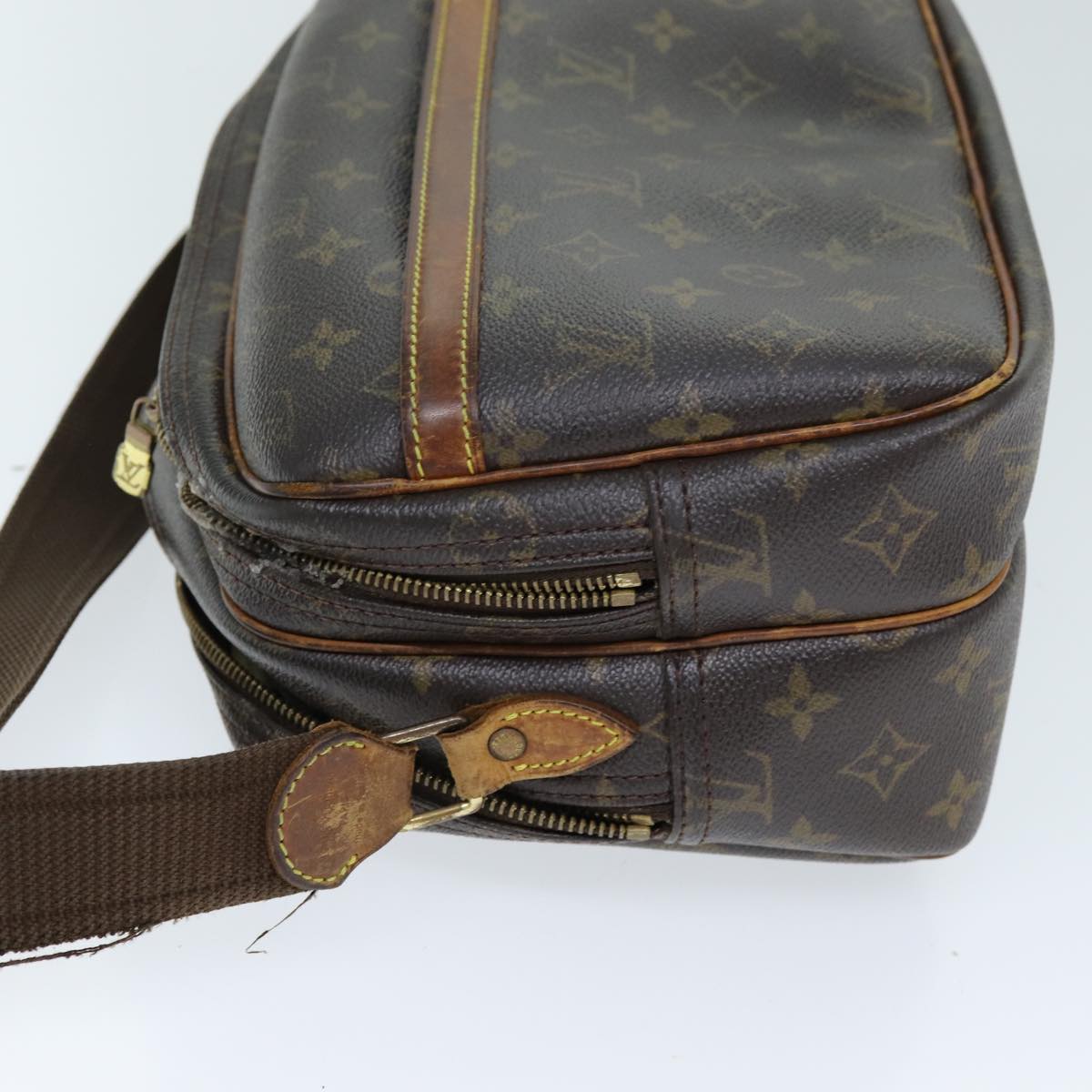 LOUIS VUITTON Monogram Reporter PM Shoulder Bag M45254 LV Auth 71989