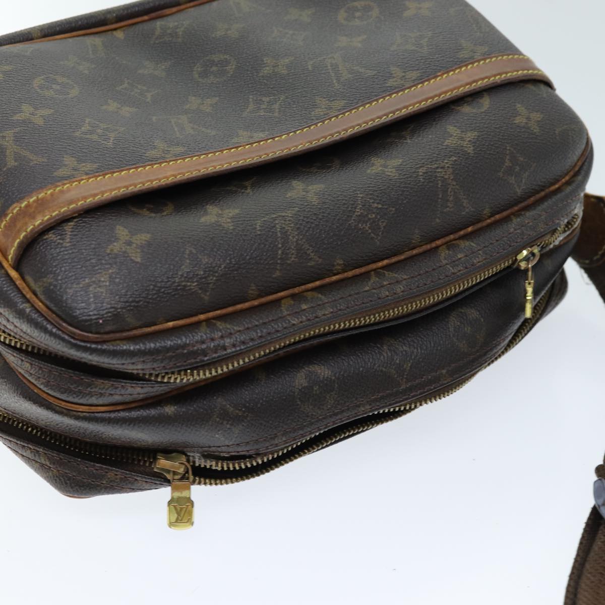 LOUIS VUITTON Monogram Reporter PM Shoulder Bag M45254 LV Auth 71989