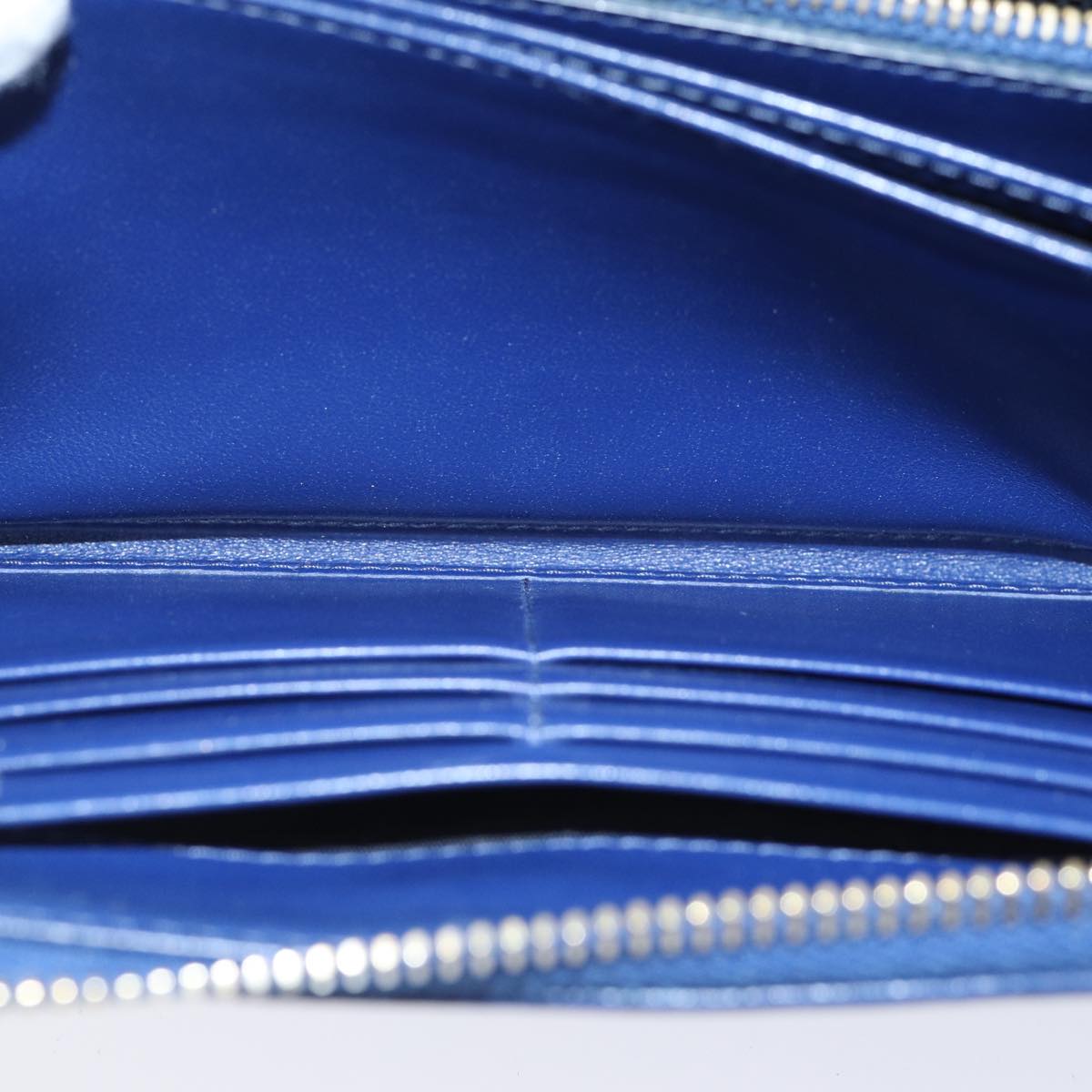 PRADA Long Wallet Nylon Blue Auth 72014