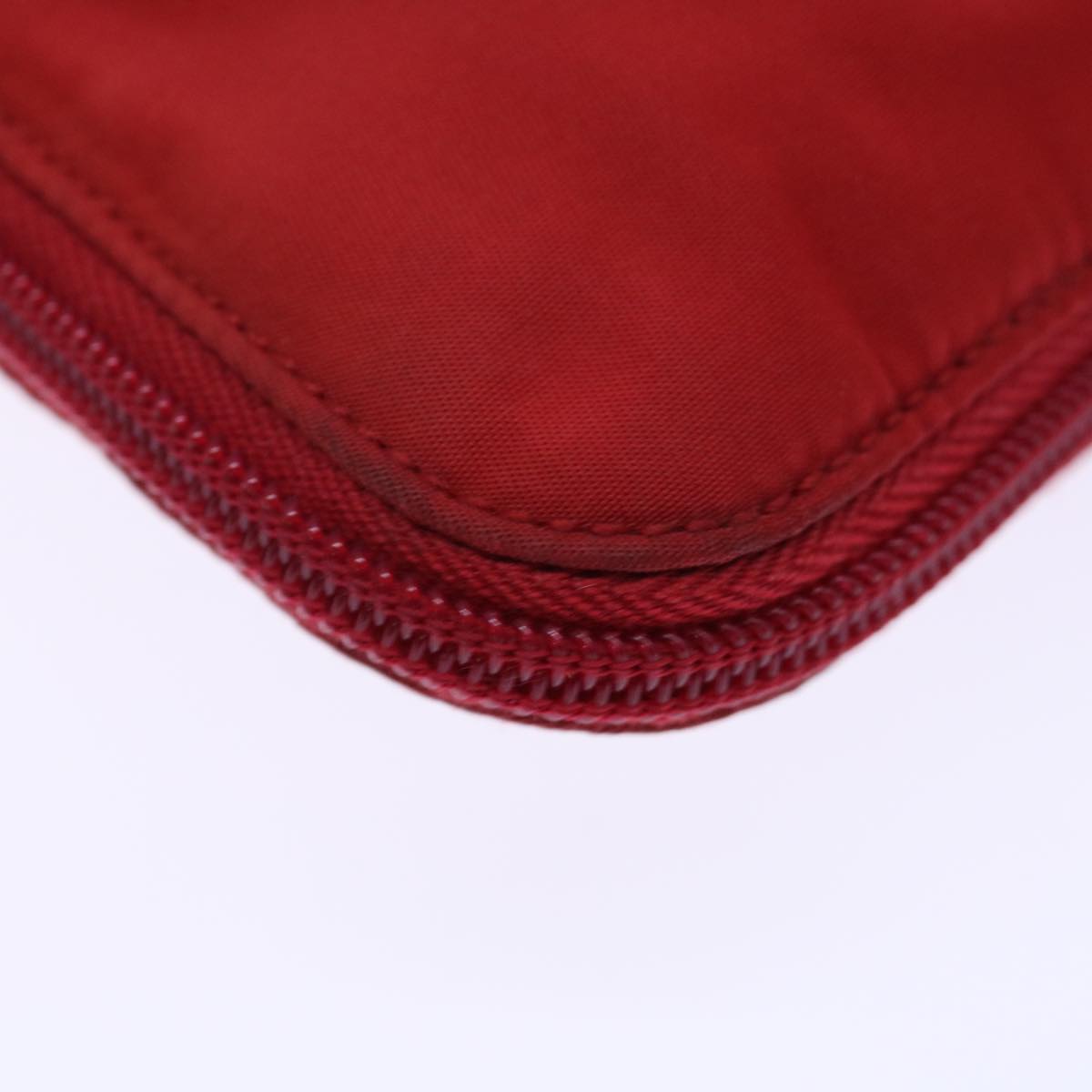 PRADA Shoulder Bag Nylon Red Auth 72021