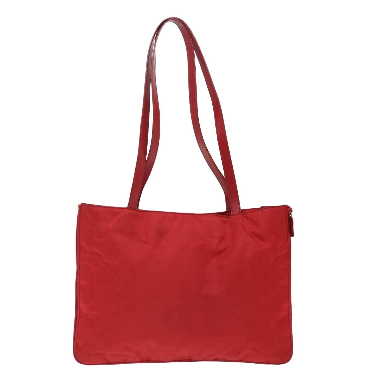 PRADA Shoulder Bag Nylon Red Auth 72021