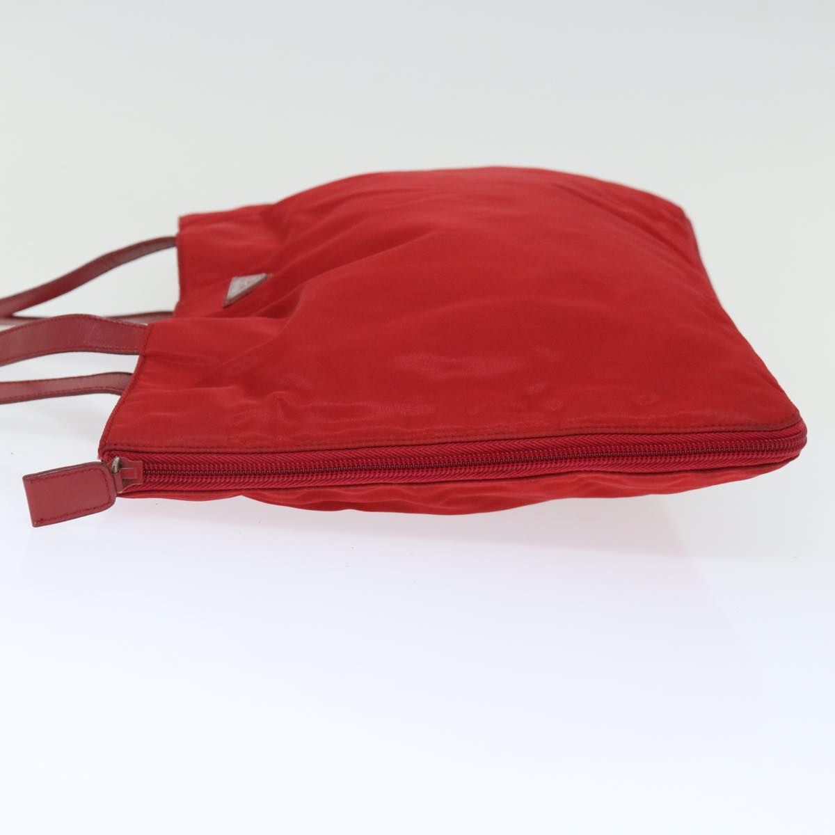 PRADA Shoulder Bag Nylon Red Auth 72021