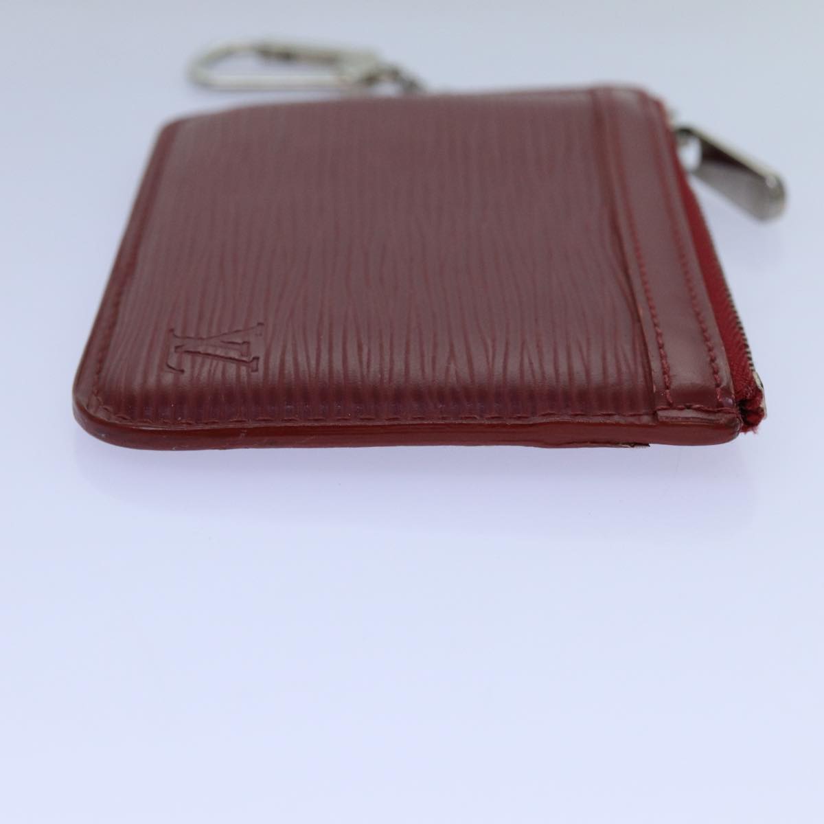 LOUIS VUITTON Epi Pochette Cles NM Coin Purse Ruby M6660M LV Auth 72035