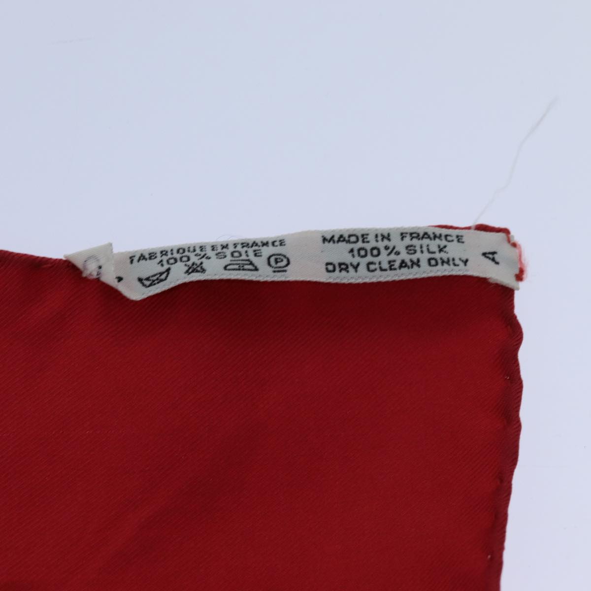 HERMES Carre 90 BEIDES de GALA Scarf Silk Red Auth 72053