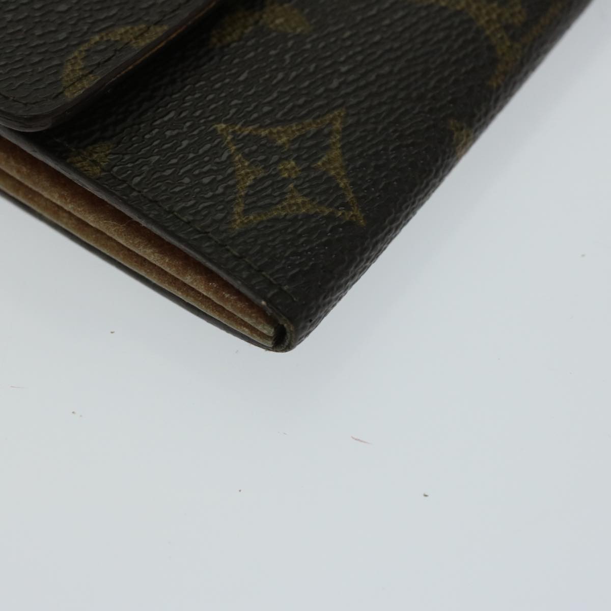 LOUIS VUITTON Monogram Pochette Porte Monnaie Credit Wallet M61725 Auth 72124