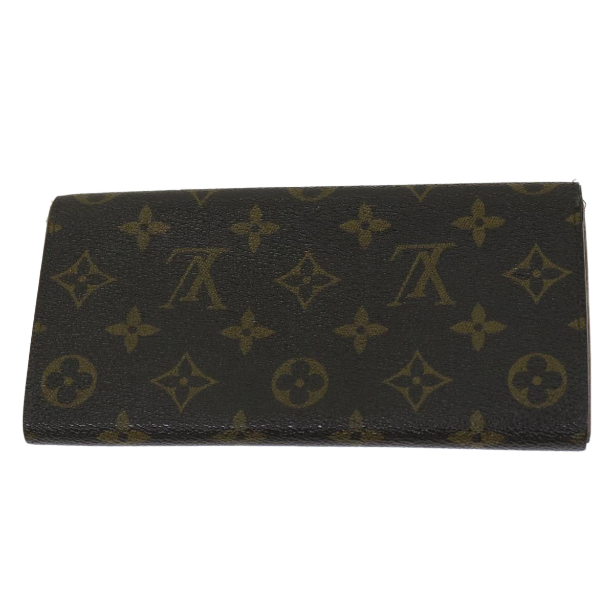 LOUIS VUITTON Monogram Pochette Porte Monnaie Credit Wallet M61725 Auth 72124