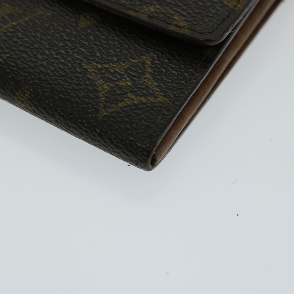 LOUIS VUITTON Monogram Pochette Porte Monnaie Credit Wallet M61725 Auth 72124