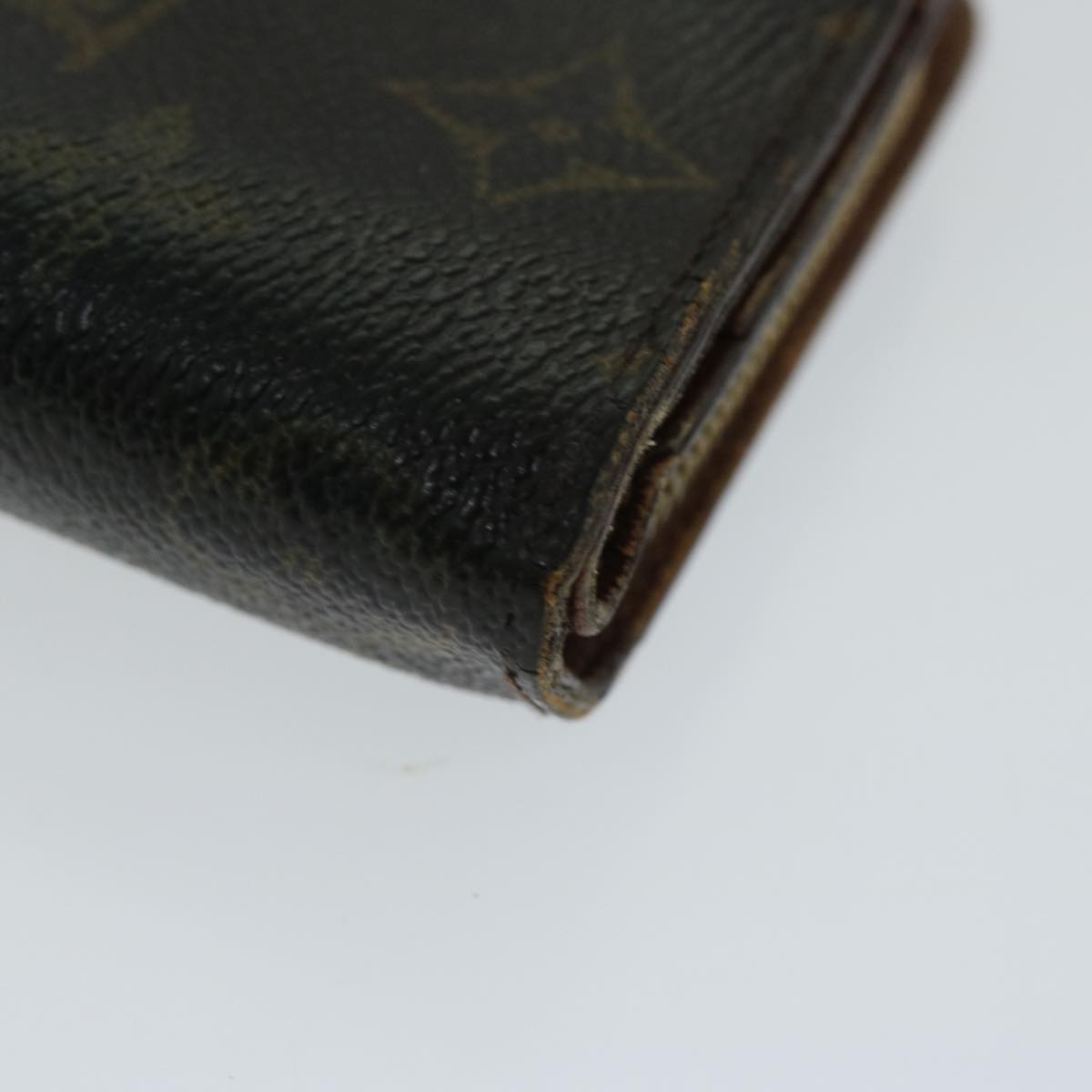 LOUIS VUITTON Monogram Compact Zip Wallet M61667 LV Auth 72142