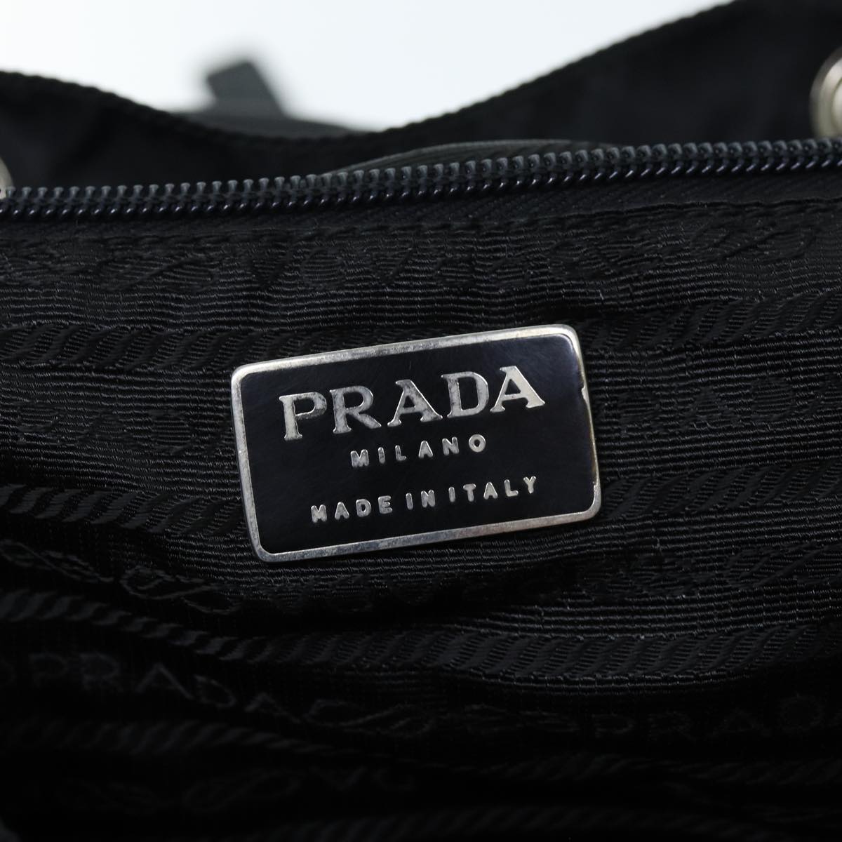 PRADA Backpack Nylon Black Auth 72146