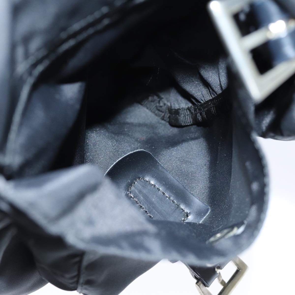 PRADA Backpack Nylon Black Auth 72146