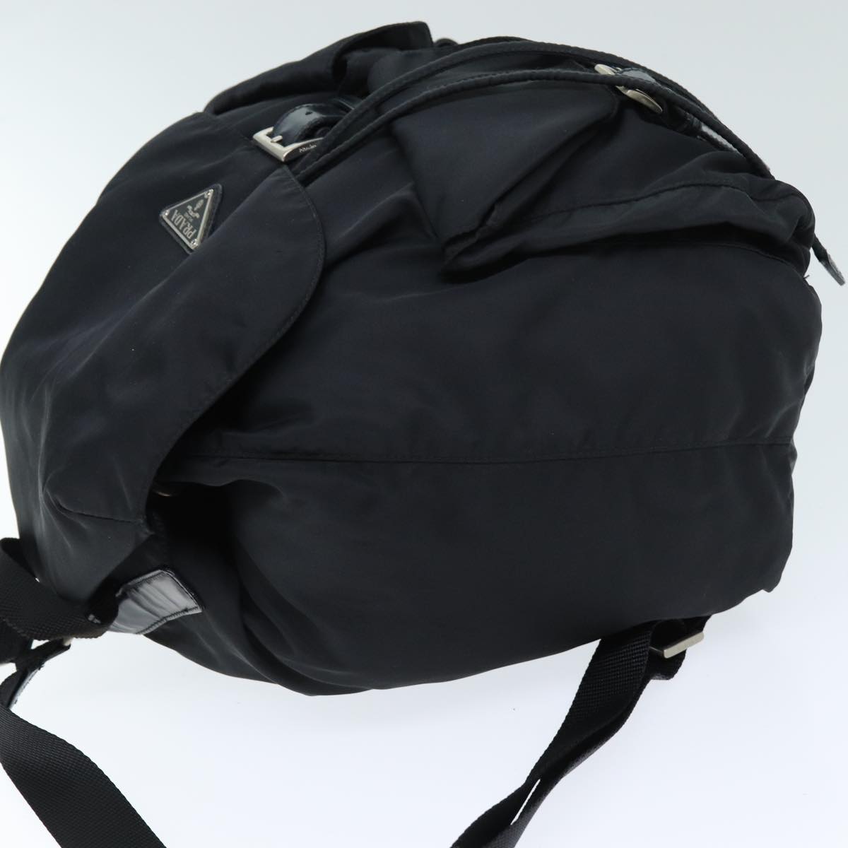 PRADA Backpack Nylon Black Auth 72146