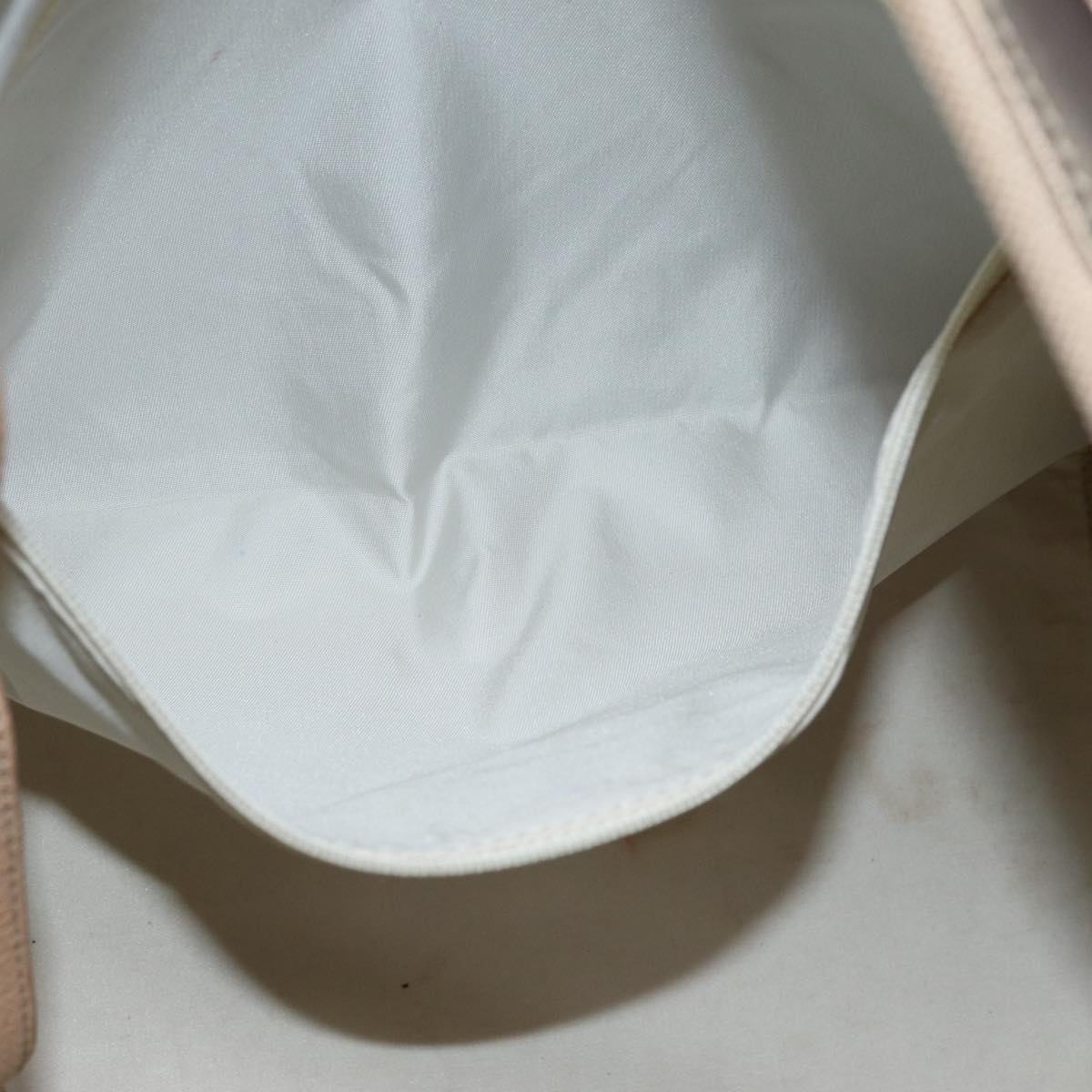 CHANEL Wild Stitch Tote Bag Leather Beige CC Auth 72149