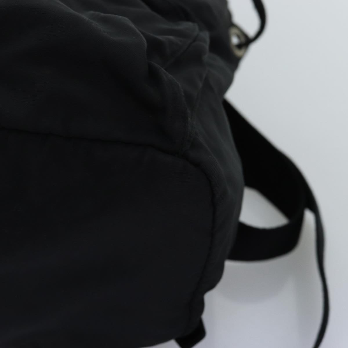 PRADA Backpack Nylon Black Auth 72159