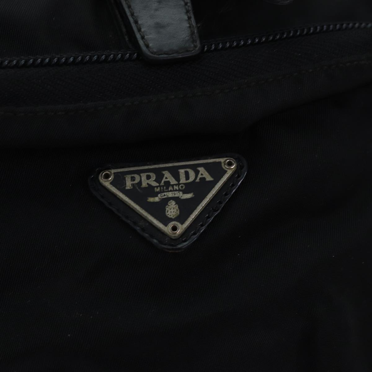 PRADA Backpack Nylon Black Auth 72159