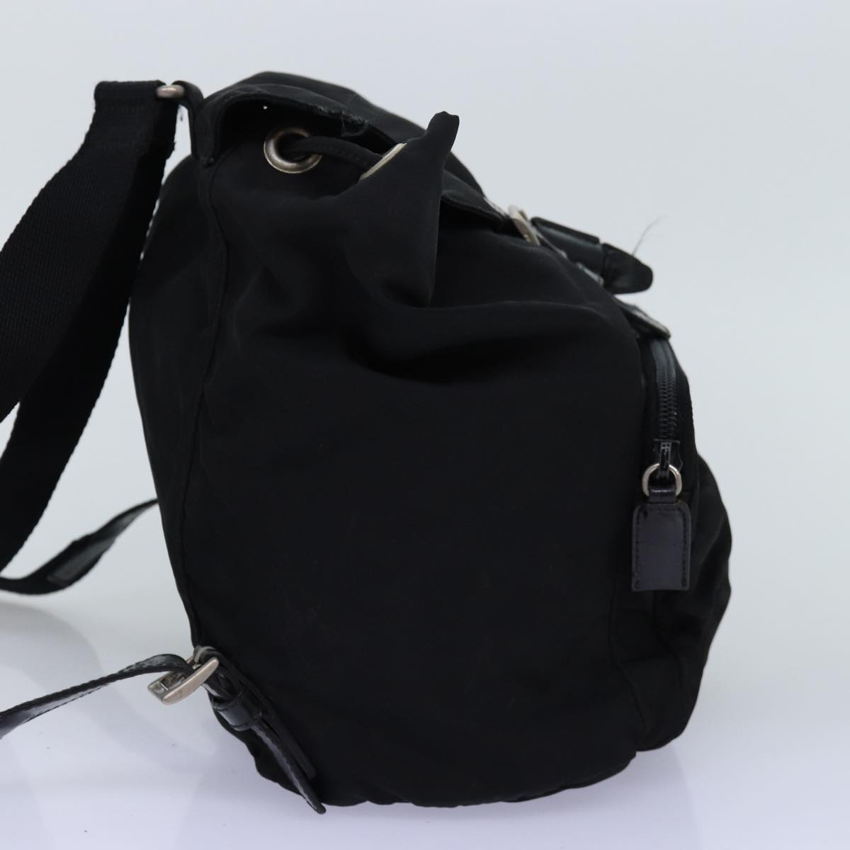 PRADA Backpack Nylon Black Auth 72159