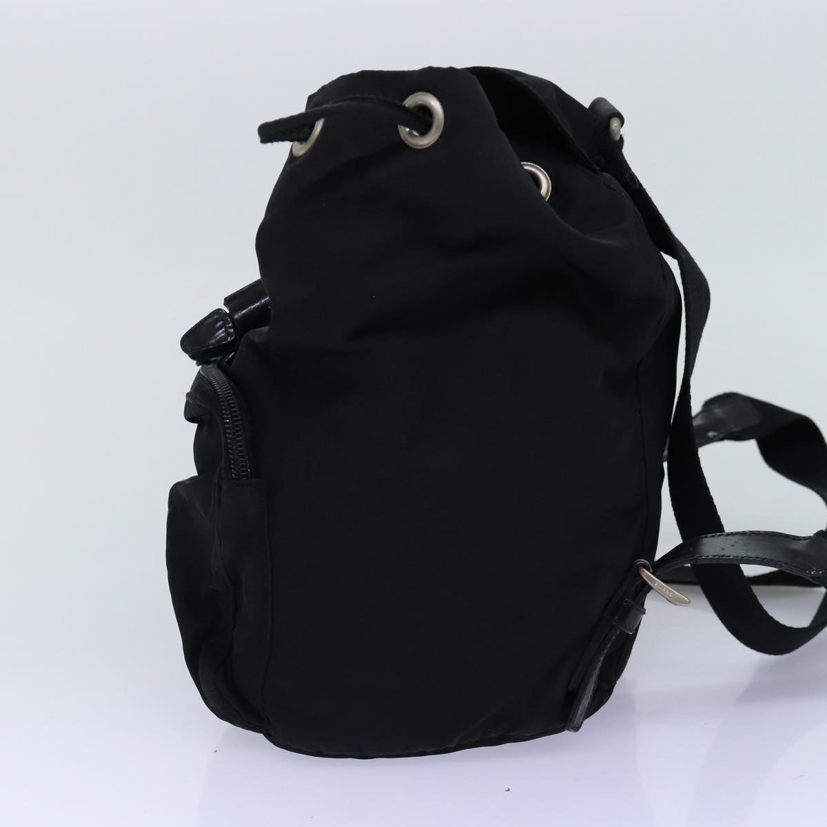 PRADA Backpack Nylon Black Auth 72159